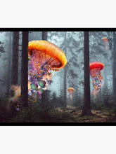 Load image into Gallery viewer, Forest of Jellyfish Worlds Tapestry Wall Hanging Art Decor