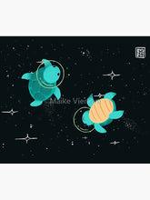 Load image into Gallery viewer, Space Turtles Tapestry Wall Hanging Art Decor