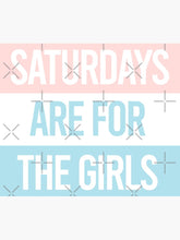 Load image into Gallery viewer, Pastel Saturdays are for the girls Tapestry Wall Hanging Art Decor