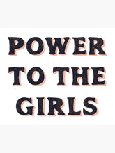 Load image into Gallery viewer, Power To The Girls Tapestry Wall Hanging Art Decor