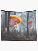 Load image into Gallery viewer, Forest of Jellyfish Worlds Tapestry Wall Hanging Art Decor