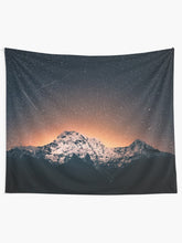 Load image into Gallery viewer, Star Mountain Milky Way Night Tapestry Wall Hanging Art Decor