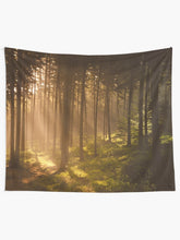 Load image into Gallery viewer, Morning forest Tapestry Wall Hanging Art Decor