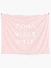 Load image into Gallery viewer, Good Vibes Only Tapestry Wall Hanging Art Decor
