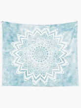 Load image into Gallery viewer, MANDALA SAVANAH LIGHT BLUE Tapestry Wall Hanging Art Decor