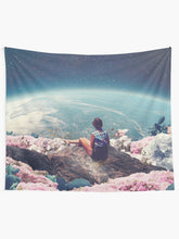 Load image into Gallery viewer, My World Blossomed when I Loved You Tapestry Wall Hanging Art Decor