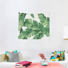 Load image into Gallery viewer, Tropical banana leaves Tapestry Wall Hanging Art Decor