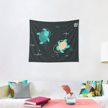 Load image into Gallery viewer, Space Turtles Tapestry Wall Hanging Art Decor