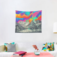 Load image into Gallery viewer, Skyfall, Melting Northern Lights Tapestry Wall Hanging Art Decor