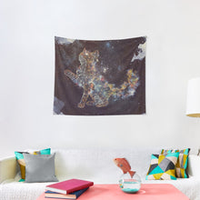 Load image into Gallery viewer, Celestial Cat Tapestry Wall Hanging Art Decor