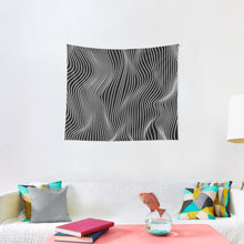 Load image into Gallery viewer, Optical Illusion Minimal Lines Tapestry Wall Hanging Art Decor