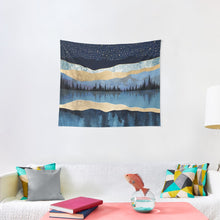 Load image into Gallery viewer, Midnight Lake Tapestry Wall Hanging Art Decor
