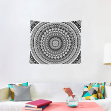 Load image into Gallery viewer, Mandala Monochrome 2 Tapestry Wall Hanging Art Decor