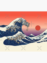 Load image into Gallery viewer, The Great Wave of Pug Tapestry Wall Hanging Art Decor
