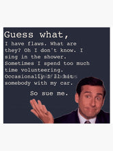 Load image into Gallery viewer, Michael Scott Quotes Tapestry Wall Hanging Art Decor
