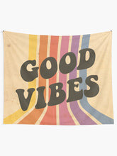 Load image into Gallery viewer, Good Vibes Tapestry Wall Hanging Art Decor
