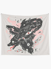 Load image into Gallery viewer, Wild Wolves With Many Eyes Tapestry Wall Hanging Art Decor
