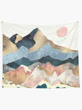 Load image into Gallery viewer, Golden Peaks Tapestry Wall Hanging Art Decor
