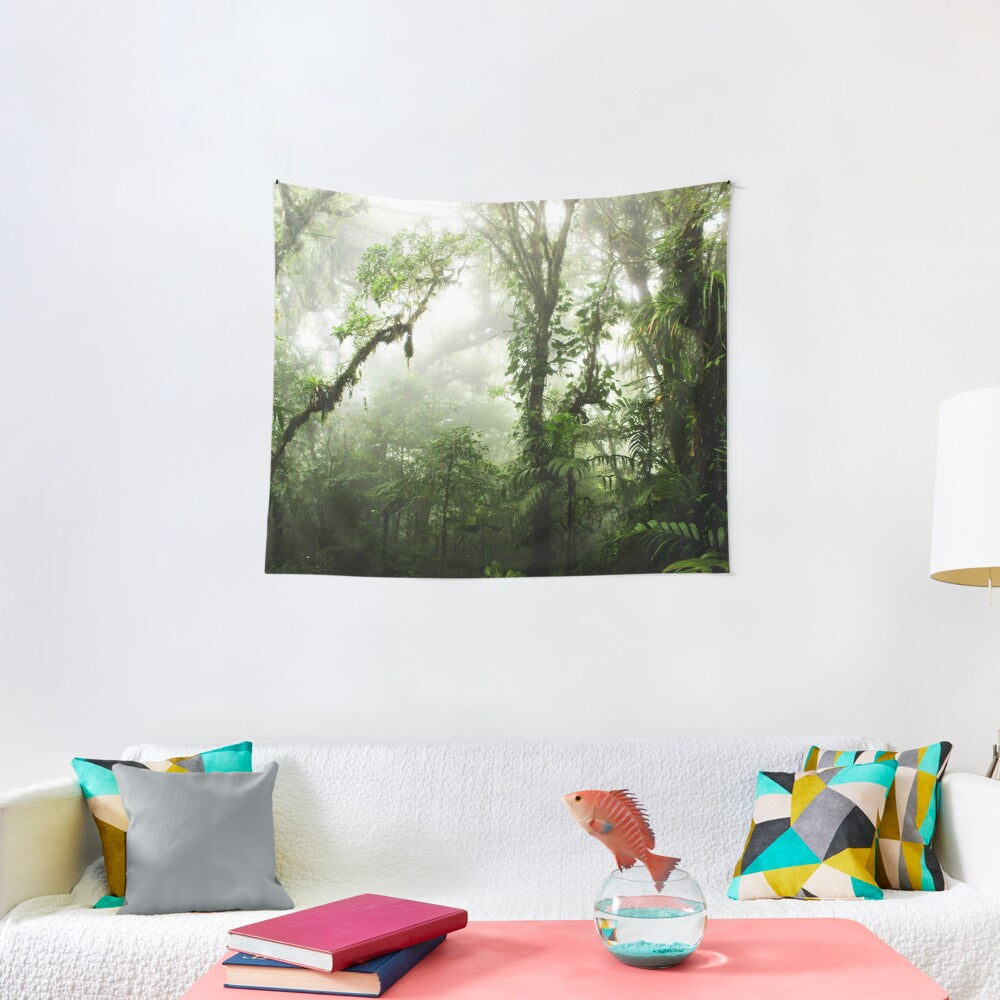 Cloud Forest Tapestry Wall Hanging Art Decor