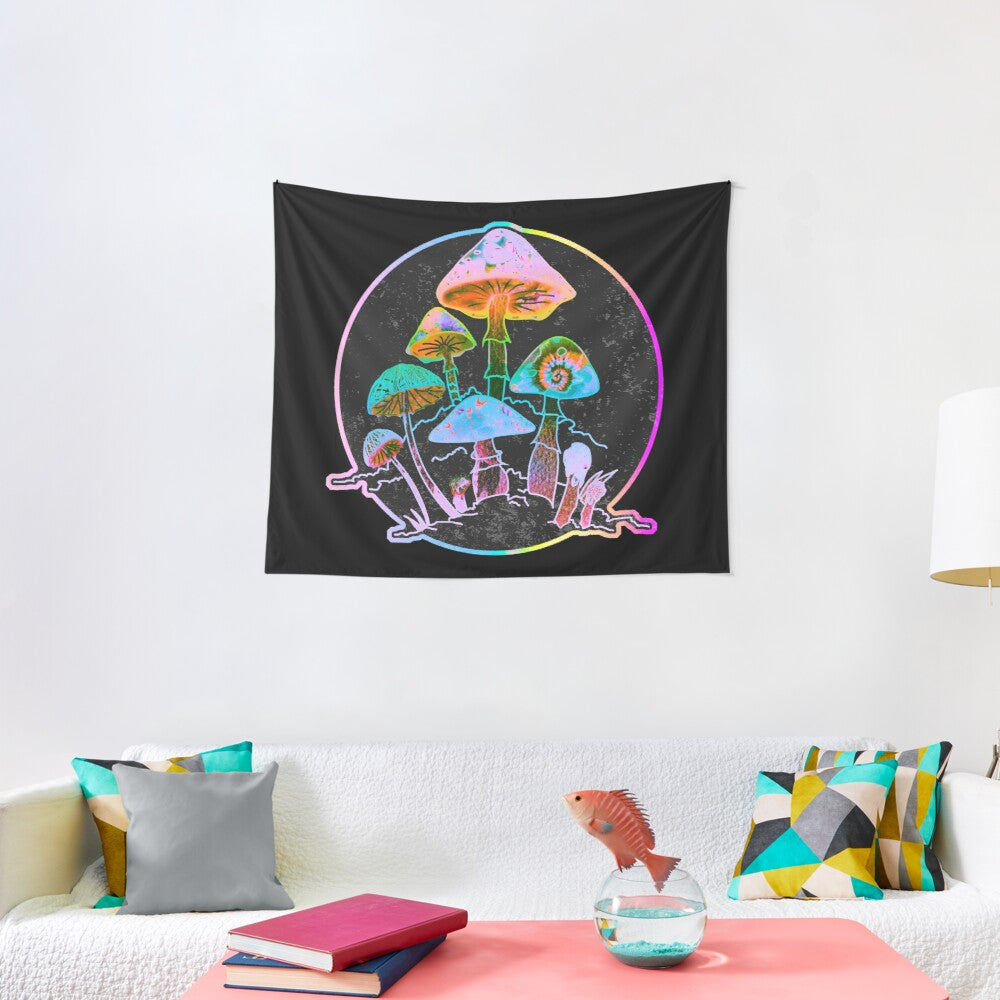 Garden of Shrooms 2020 Tapestry Wall Hanging Art Decor